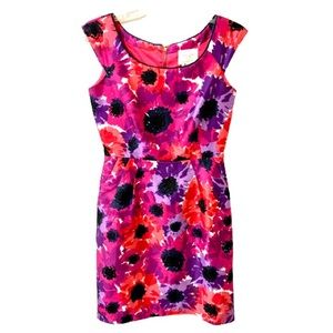 Kate Spade Floral Silk Blend Party Dress - Size 2